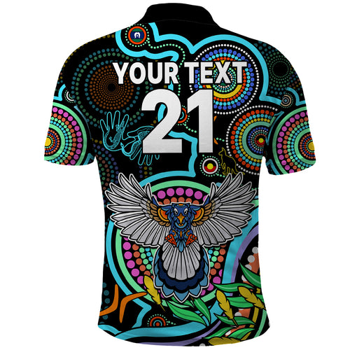 custom-magpies-football-aboriginal-art-polo-shirt-naidoc-indigenous-tribal