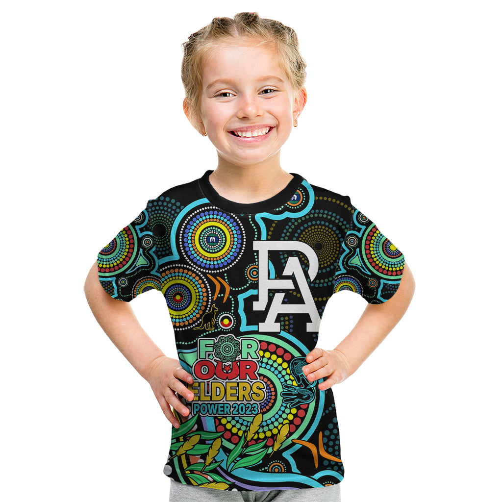port-adelaide-football-aboriginal-art-kid-t-shirt-naidoc-indigenous-tribal