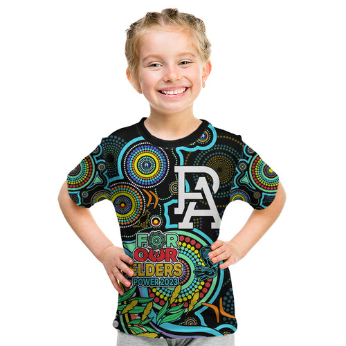 port-adelaide-football-aboriginal-art-kid-t-shirt-naidoc-indigenous-tribal