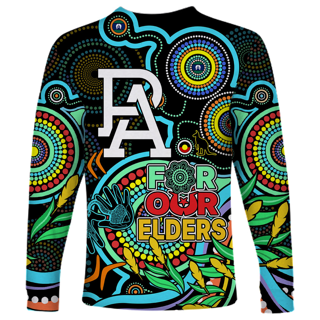 port-adelaide-football-aboriginal-art-long-sleeve-shirt-naidoc-indigenous-tribal