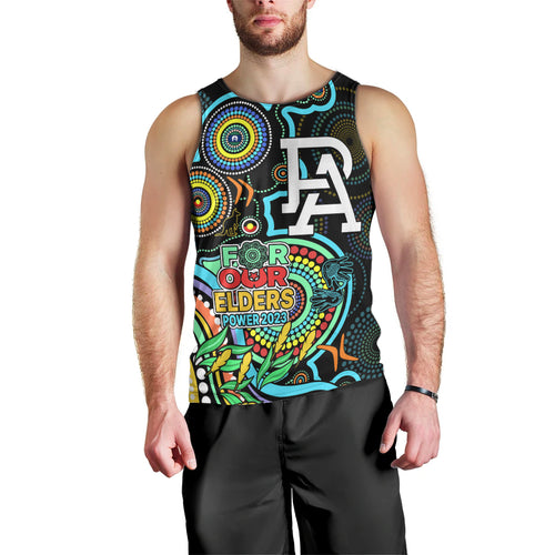 port-adelaide-football-aboriginal-art-men-tank-top-naidoc-indigenous-tribal