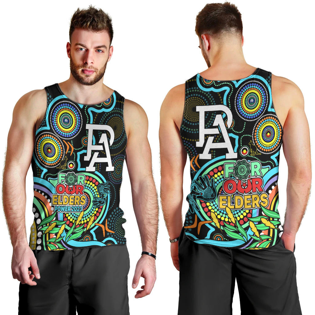 port-adelaide-football-aboriginal-art-men-tank-top-naidoc-indigenous-tribal