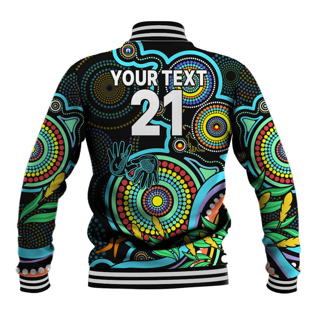 custom-port-adelaide-football-aboriginal-art-baseball-jacket-naidoc-indigenous-tribal