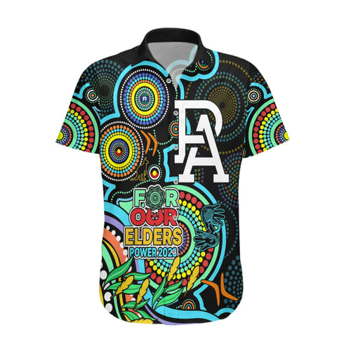 custom-port-adelaide-football-aboriginal-art-hawaiian-shirt-naidoc-indigenous-tribal