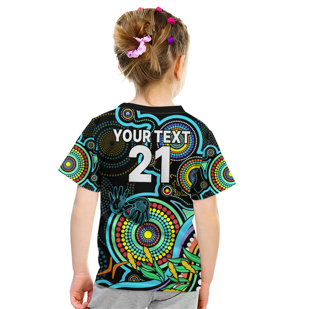 custom-port-adelaide-football-aboriginal-art-kid-t-shirt-naidoc-indigenous-tribal