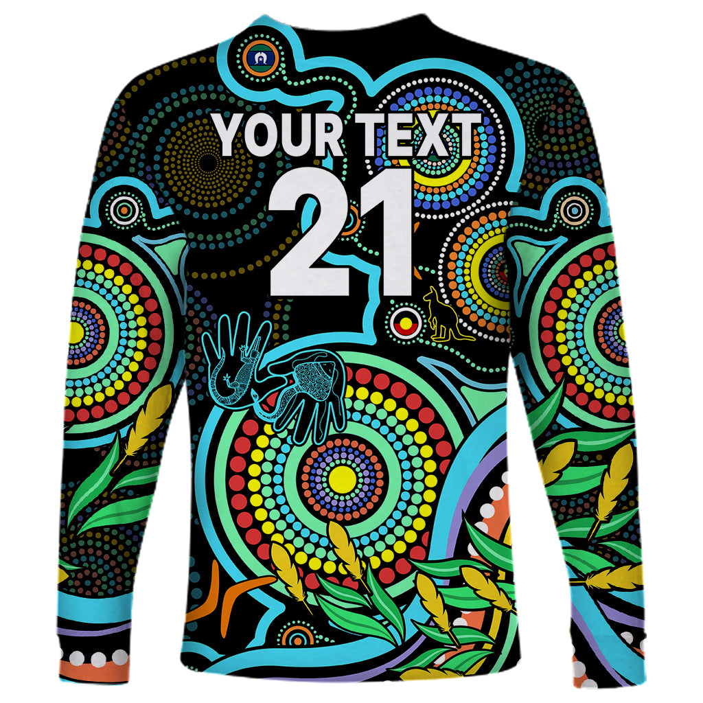 custom-port-adelaide-football-aboriginal-art-long-sleeve-shirt-naidoc-indigenous-tribal