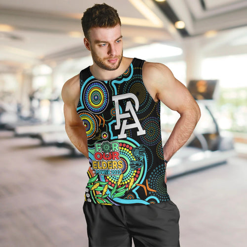 custom-port-adelaide-football-aboriginal-art-men-tank-top-naidoc-indigenous-tribal