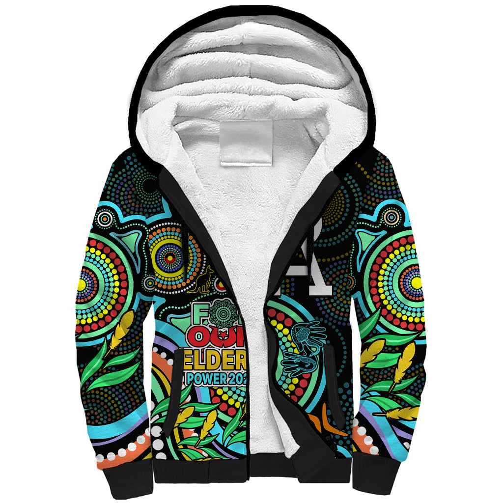 custom-port-adelaide-football-aboriginal-art-sherpa-hoodie-naidoc-indigenous-tribal