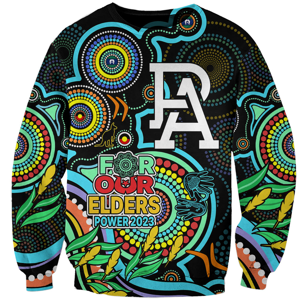 custom-port-adelaide-football-aboriginal-art-sweatshirt-naidoc-indigenous-tribal