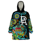 custom-port-adelaide-football-aboriginal-art-wearable-blanket-hoodie-naidoc-indigenous-tribal