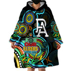 custom-port-adelaide-football-aboriginal-art-wearable-blanket-hoodie-naidoc-indigenous-tribal