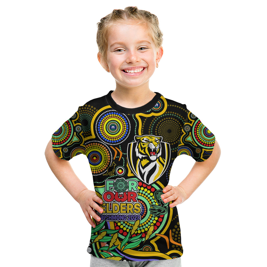richmond-football-aboriginal-art-kid-t-shirt-naidoc-indigenous-tribal
