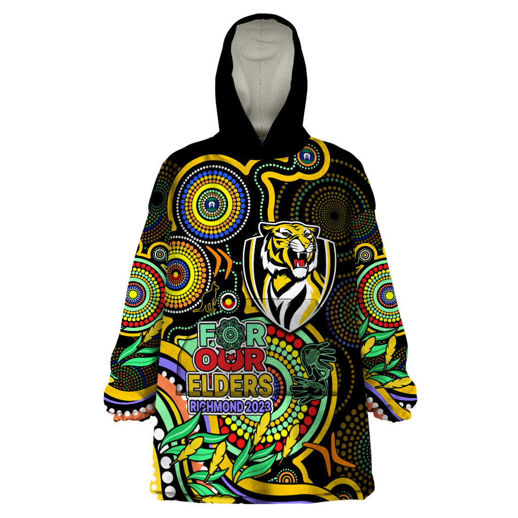 custom-richmond-football-aboriginal-art-wearable-blanket-hoodie-naidoc-indigenous-tribal
