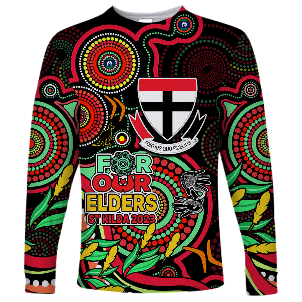 st-kilda-football-aboriginal-art-long-sleeve-shirt-naidoc-indigenous-tribal