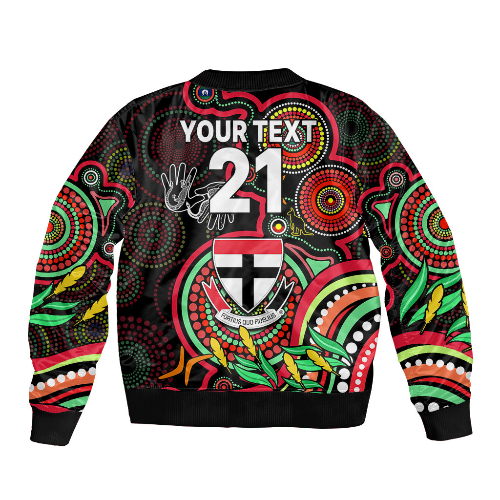 custom-st-kilda-football-aboriginal-art-bomber-jacket-naidoc-indigenous-tribal