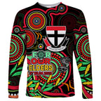 custom-st-kilda-football-aboriginal-art-long-sleeve-shirt-naidoc-indigenous-tribal