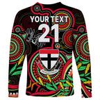 custom-st-kilda-football-aboriginal-art-long-sleeve-shirt-naidoc-indigenous-tribal