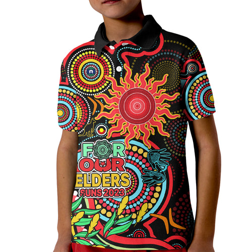 suns-football-aboriginal-art-kid-polo-shirt-naidoc-indigenous-tribal