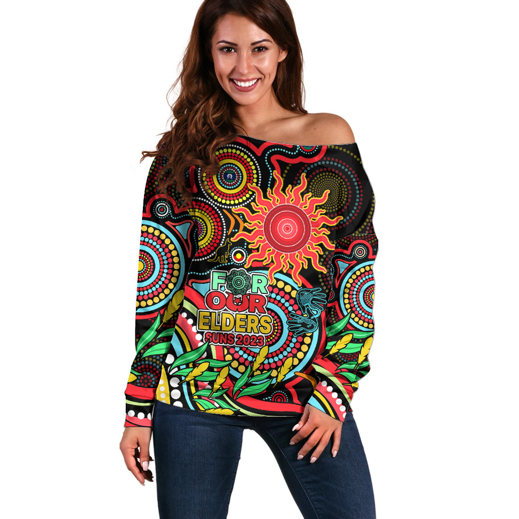 suns-football-aboriginal-art-off-shoulder-sweater-naidoc-indigenous-tribal