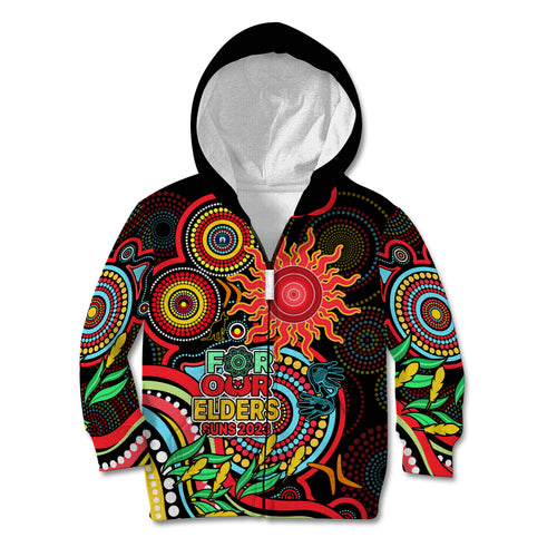custom-suns-football-aboriginal-art-kid-hoodie-naidoc-indigenous-tribal