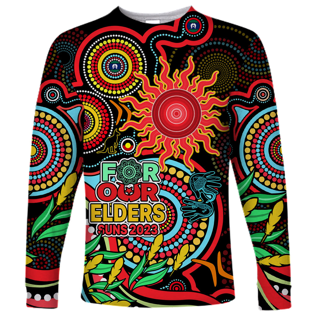 custom-suns-football-aboriginal-art-long-sleeve-shirt-naidoc-indigenous-tribal