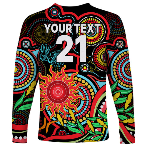 custom-suns-football-aboriginal-art-long-sleeve-shirt-naidoc-indigenous-tribal