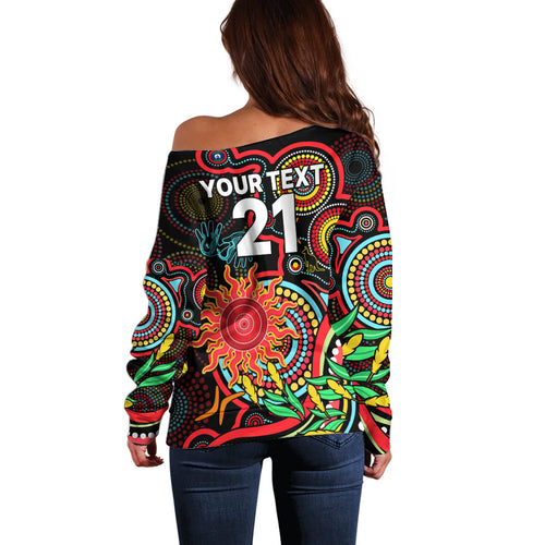 custom-suns-football-aboriginal-art-off-shoulder-sweater-naidoc-indigenous-tribal