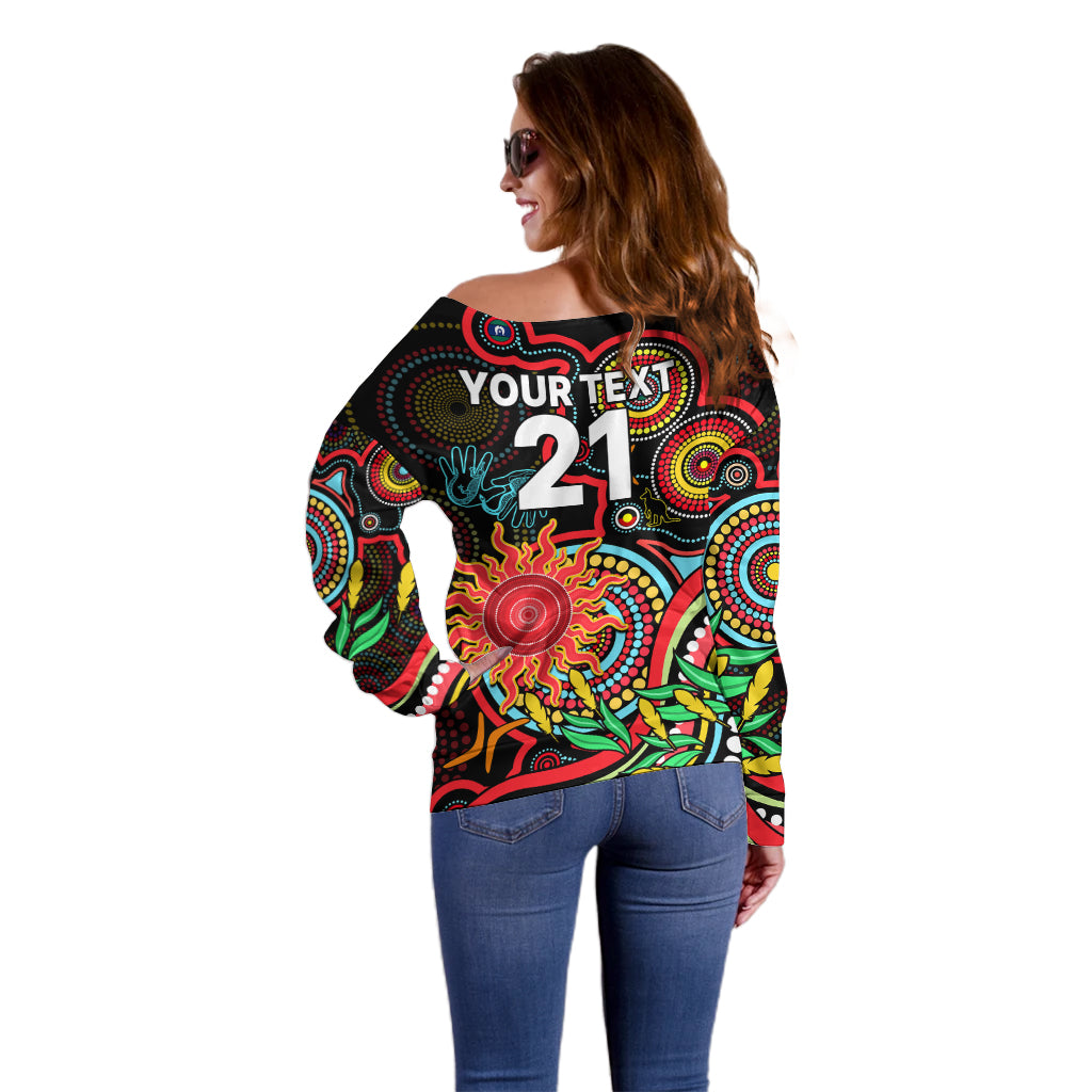 custom-suns-football-aboriginal-art-off-shoulder-sweater-naidoc-indigenous-tribal