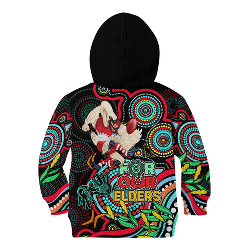 swans-football-aboriginal-art-kid-hoodie-naidoc-indigenous-tribal