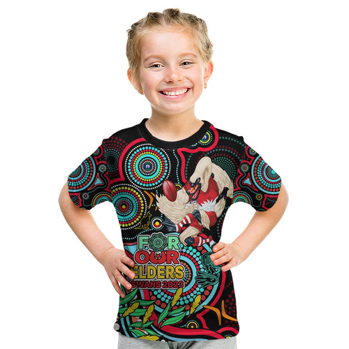 swans-football-aboriginal-art-kid-t-shirt-naidoc-indigenous-tribal