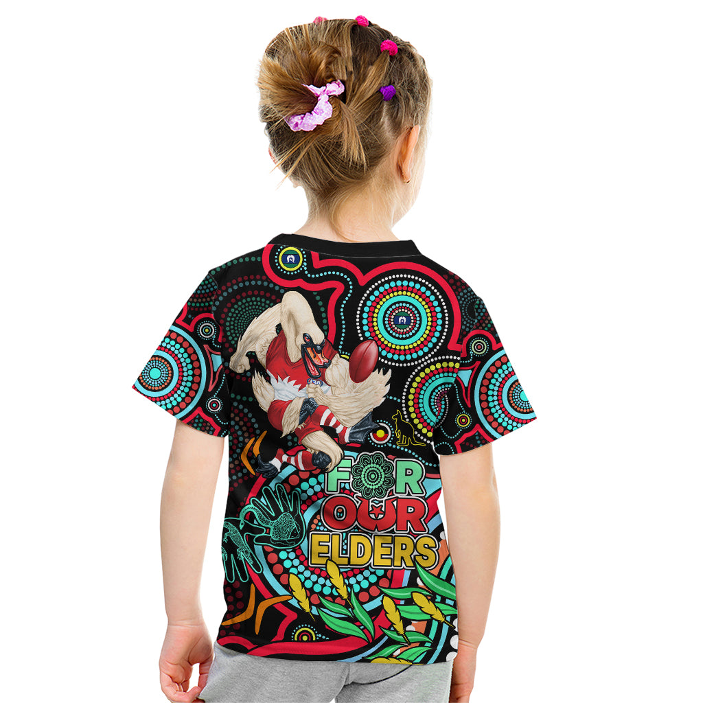 swans-football-aboriginal-art-kid-t-shirt-naidoc-indigenous-tribal