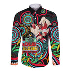 swans-football-aboriginal-art-long-sleeve-button-shirt-naidoc-indigenous-tribal