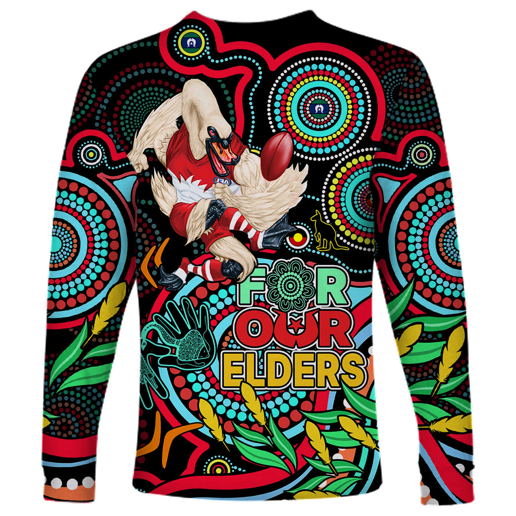 swans-football-aboriginal-art-long-sleeve-shirt-naidoc-indigenous-tribal