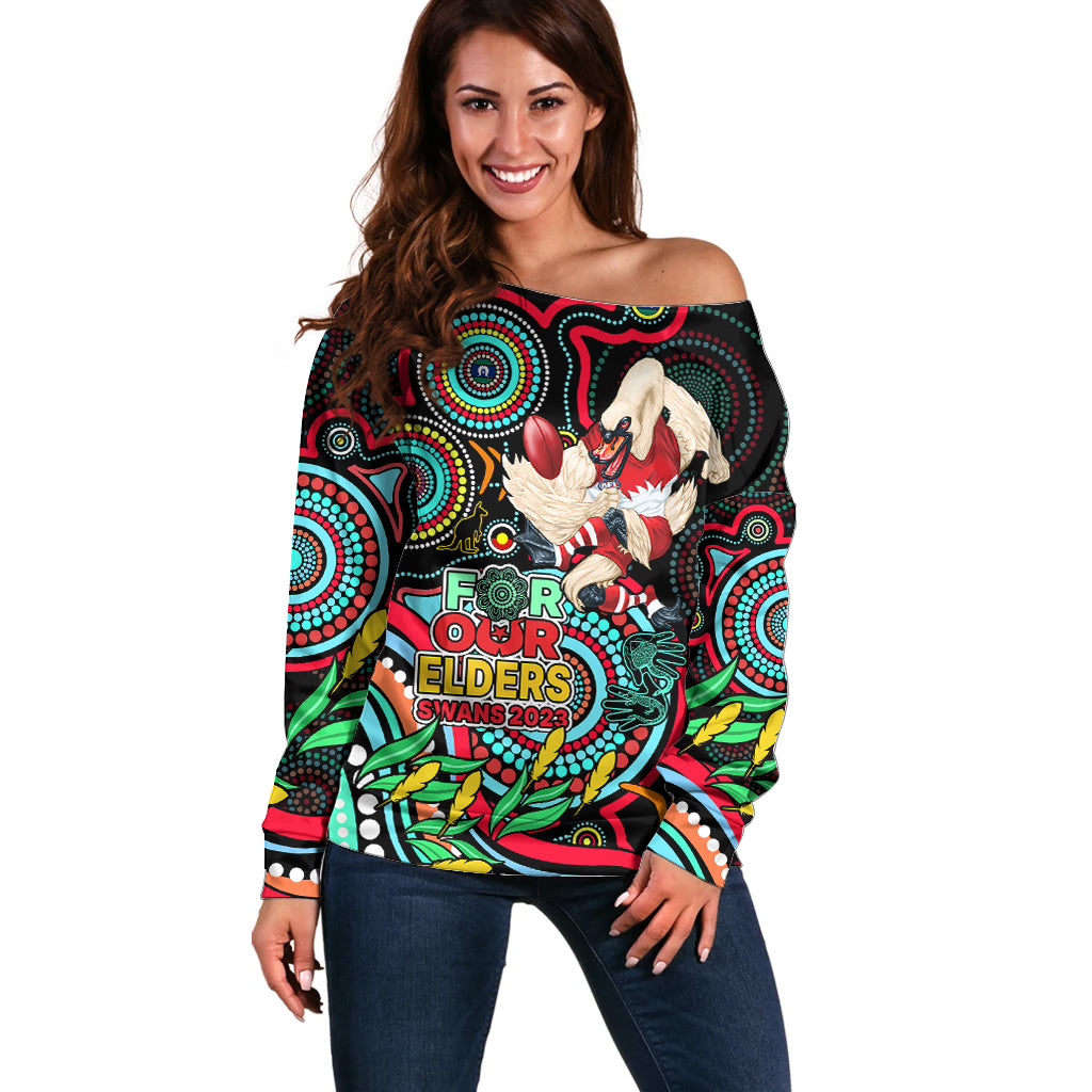 swans-football-aboriginal-art-off-shoulder-sweater-naidoc-indigenous-tribal