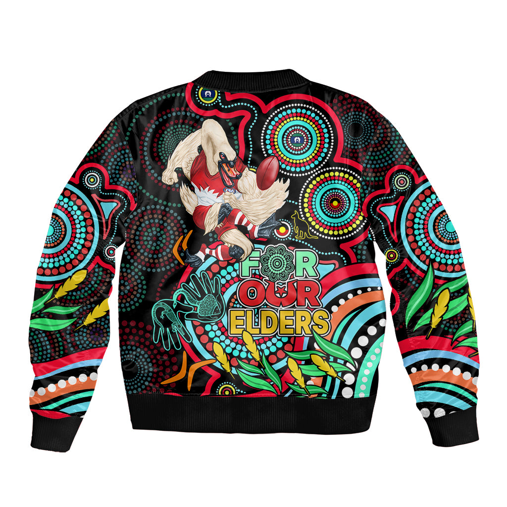 swans-football-aboriginal-art-sleeve-zip-bomber-jacket-naidoc-indigenous-tribal