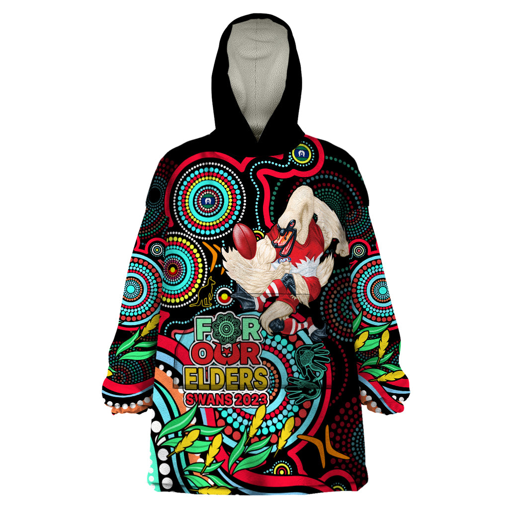 swans-football-aboriginal-art-wearable-blanket-hoodie-naidoc-indigenous-tribal