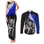 personalised-aotearoa-rugby-couples-matching-tank-maxi-dress-and-long-sleeve-button-shirts-all-black-maori-fern