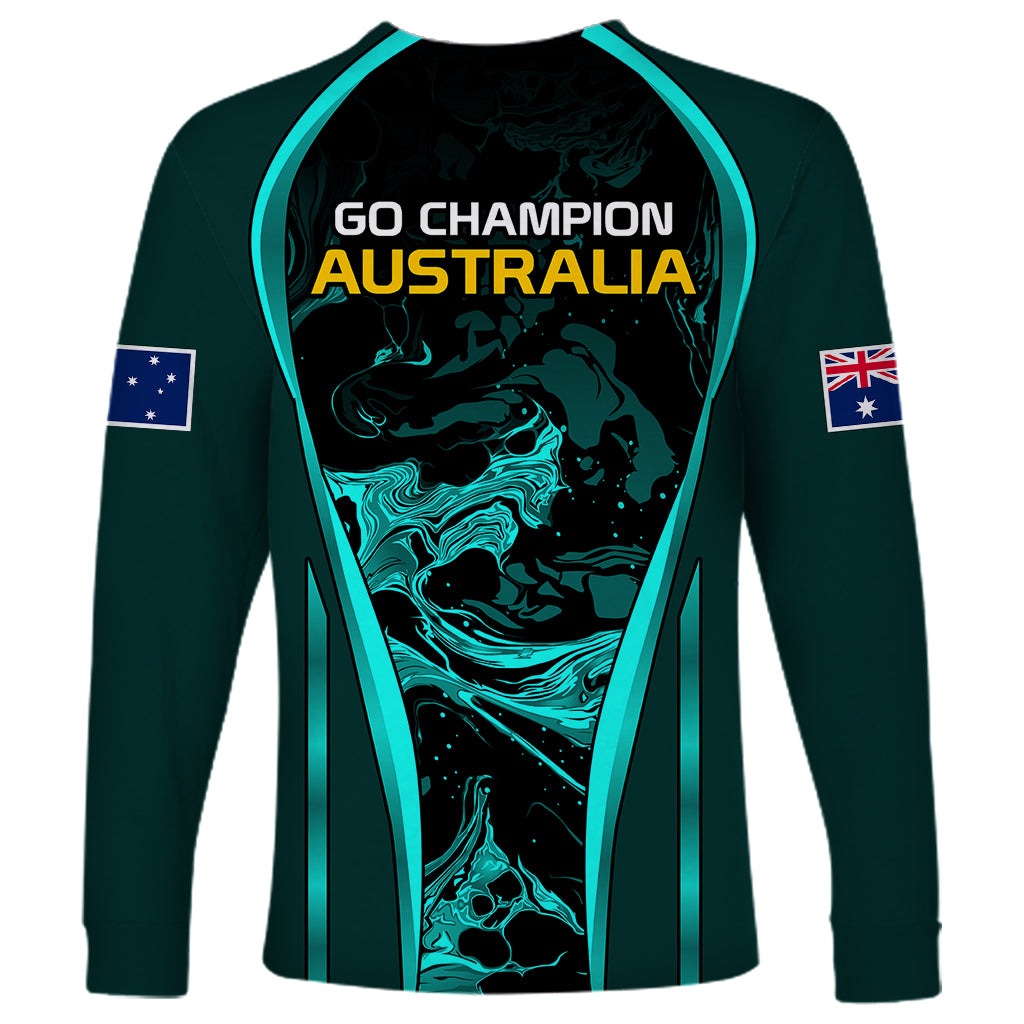 matildas-australia-soccer-long-sleeve-shirt-liquid-marble-texture-vibe