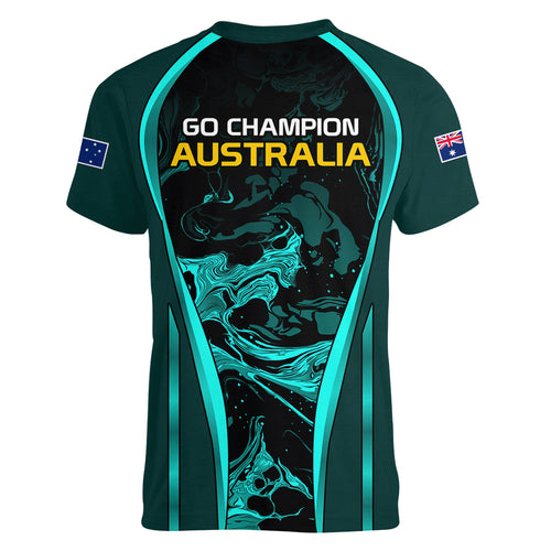 matildas-australia-soccer-women-v-neck-t-shirt-liquid-marble-texture-vibe