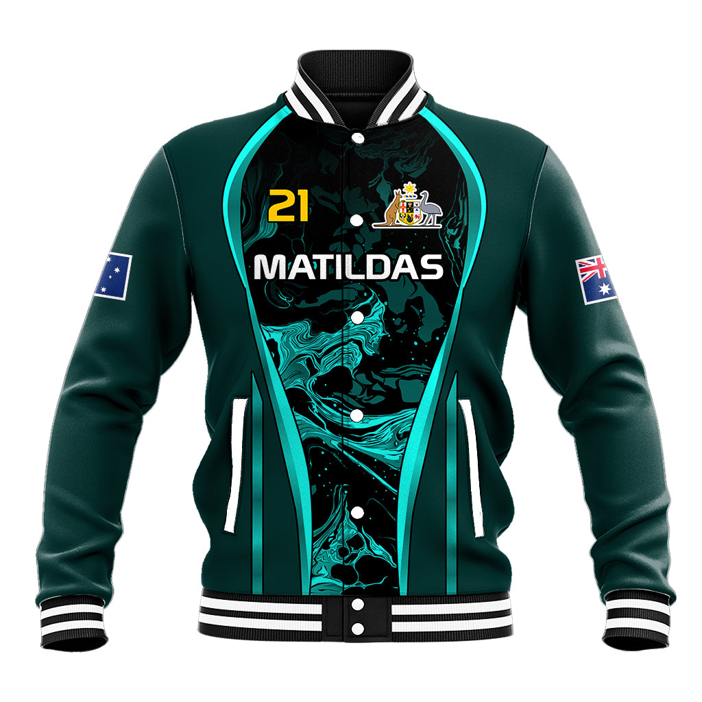 custom-matildas-australia-soccer-baseball-jacket-liquid-marble-texture-vibe