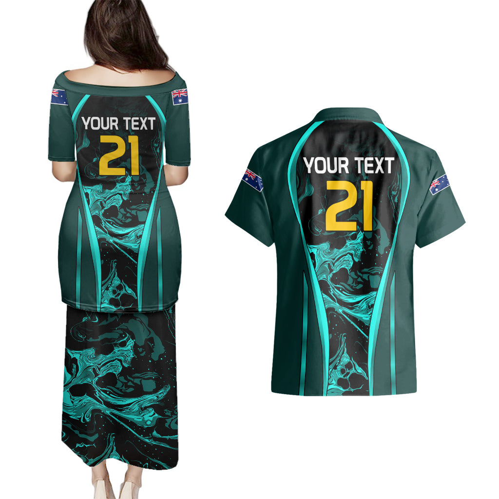 custom-matildas-australia-soccer-couples-matching-puletasi-dress-and-hawaiian-shirt-liquid-marble-texture-vibe