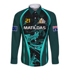 custom-matildas-australia-soccer-long-sleeve-button-shirt-liquid-marble-texture-vibe
