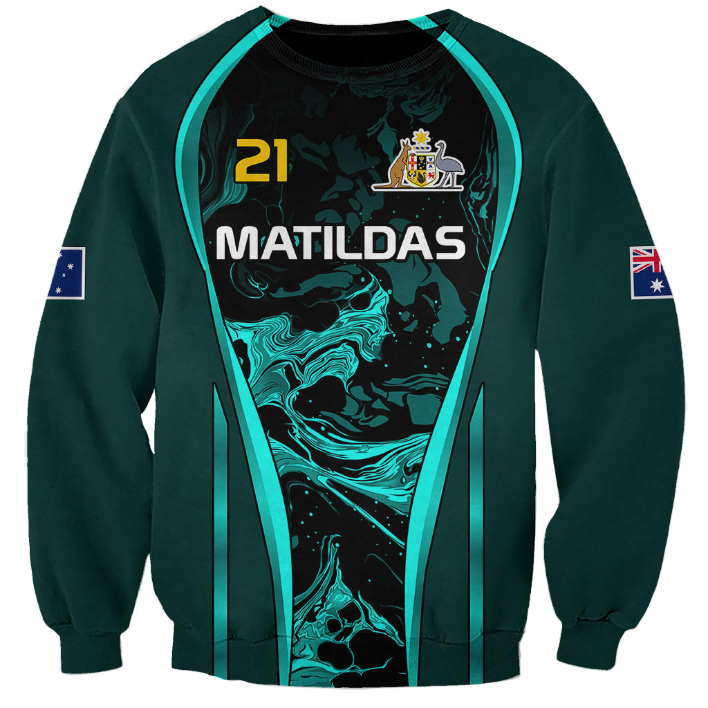 custom-matildas-australia-soccer-sweatshirt-liquid-marble-texture-vibe
