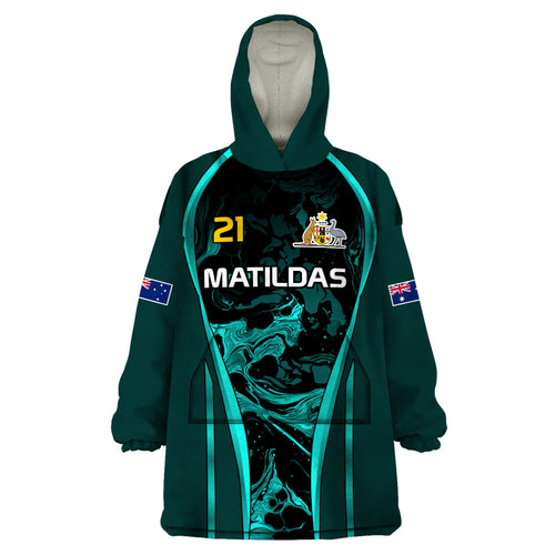 custom-matildas-australia-soccer-wearable-blanket-hoodie-liquid-marble-texture-vibe