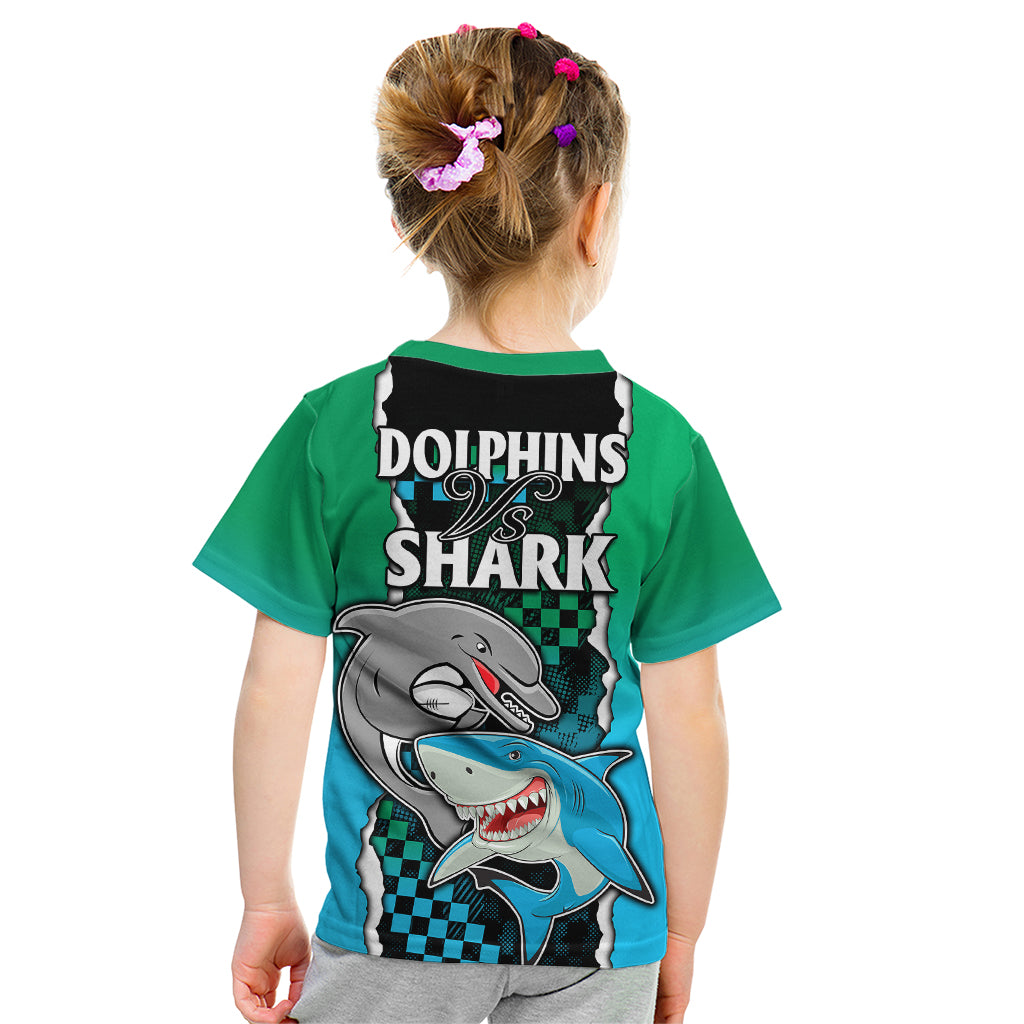 nrl-combine-rabbitohs-and-shark-kid-t-shirt-sporty-style