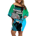 nrl-combine-rabbitohs-and-shark-off-shoulder-short-dress-sporty-style