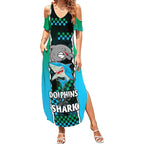 nrl-combine-rabbitohs-and-shark-summer-maxi-dress-sporty-style