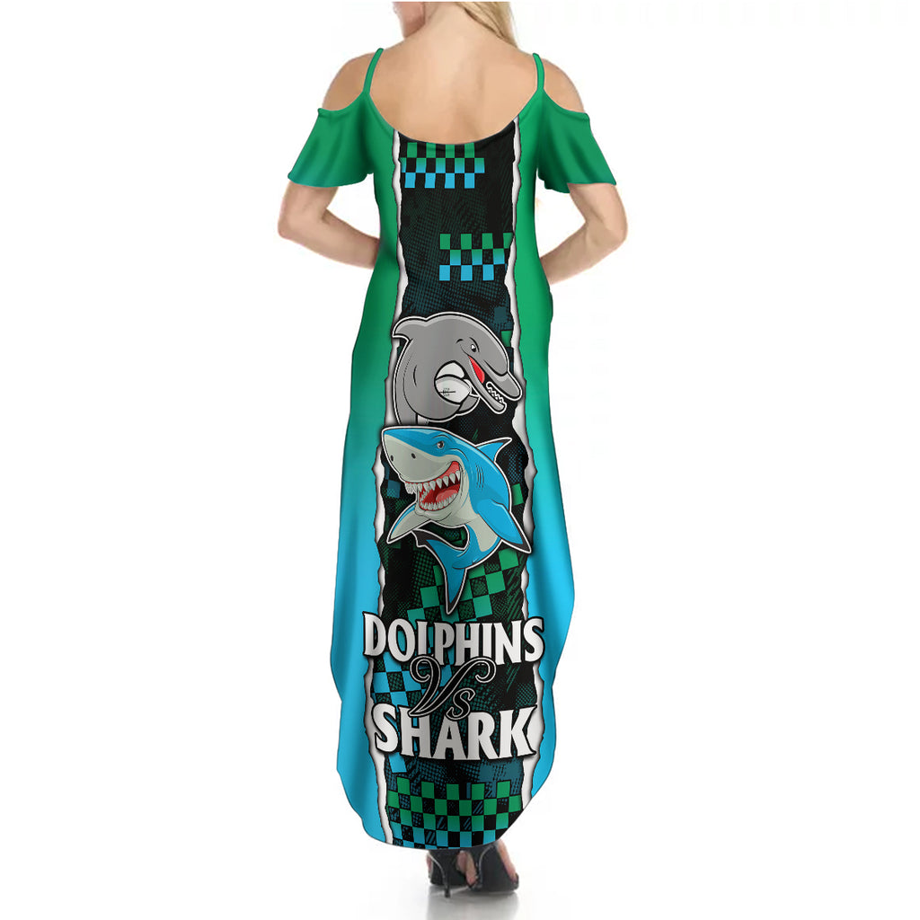 nrl-combine-rabbitohs-and-shark-summer-maxi-dress-sporty-style