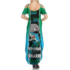 nrl-combine-rabbitohs-and-shark-summer-maxi-dress-sporty-style