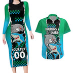 custom-nrl-combine-rabbitohs-and-shark-couples-matching-long-sleeve-bodycon-dress-and-hawaiian-shirt-sporty-style